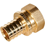 Переходник с накидной гайкой 20 x 1/2" для труб PEХ аксиальный ROMMER (RFA-0019-002012)