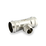 Тройник под пресс переходной 54 х 1" 1/4 х 54 (НР) из нержавейки UNI-FITT (798S7570)