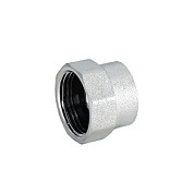 Переходник В 3/4" х 1/2" с плоской прокладкой, хромированный UNI-FITT