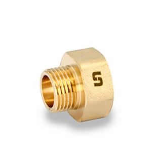 Переходник UNI-FITT OPTIMAL 3/4" x 1" внутренняя/наружная резьба, латунь Артикул 603G3401