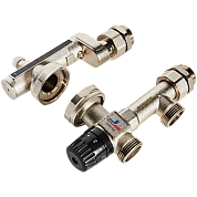 Насосно-смесительный узел ROMMER с термостатическим клапаном, без насоса