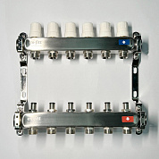 Колл. группа UNI-FITT 1" х 6 вых 3/4" с баланс. и термост. вентил. без конц, OPTIMAL (451B4306.RU)