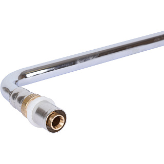 Угол 16 с трубкой длиной 300 мм для металлопластиковых труб для подключения радиаторов TIEMME Артикул 1650066