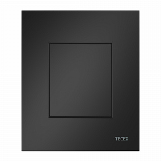 Пластиковая панель смыва TECEnow черная глянцевая, для инсталляции писсуара, 124 x 104 x 5 мм Артикул 9242403