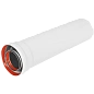 Удлинитель дымохода D=80/125 мм, L=500 мм коаксиальный, ROMMER (RCA-8125-000500)