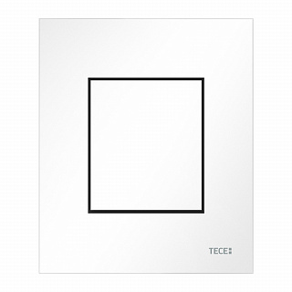 Пластиковая панель смыва TECEnow белая глянцевая, для инсталляции писсуара, 124 x 104 x 5 мм Артикул 9242400