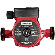 Насос циркуляционный Rommer 25/60-180 мм, для систем отопления