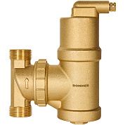 Сепаратор воздуха латунный поворотный ROMMER 1"