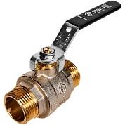 Кран шаровой 1" полнопроходной, НР-НР, ручка рычаг, STOUT (SVB-0005-200025)