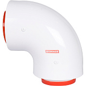 Первичный отвод 90° коаксиальный, D=60/100 (совместим с BAXI) ROMMER (RCA-6010-210190)
