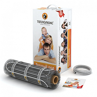 Греющий мат для теплого пола 0,5 х 4 м 285 Вт ТЕПЛОЛЮКС двужильный Артикул 430505300080285