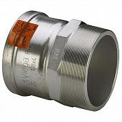 Муфта пресс-Н 64х2 1/2" нержавеющая сталь Sanpress Inox XL со стопорным кольцом VIEGA Диаметр - 64 мм