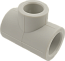 Тройник переходной 50 х 32 х 50 мм PP-R под пайку ALCAPIPE серый