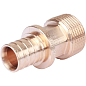 Муфта надвижная НР 20 х 3/4" REHAU RAUTITAN RX бронза
