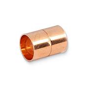 Муфта равнопроходная 12 мм под пайку EFFEBI, медь (HR5270A121200)