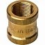 Муфта резьбовая 3/8" ВР латунь STOUT