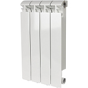 Радиатор STOUT ALPHA 500 мм 4 секции, алюминий (боковое подключение) на 7 кв.м.