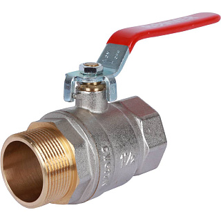 Кран шаровый ROMMER 1"1/2 ВН - полный проход, ручка  Артикул RBV-0002-0210340