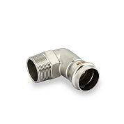 Угол 90° под пресс переходной 35 х 1" 1/4 (НР) UNI-FITT из нержавейки (785S5500)