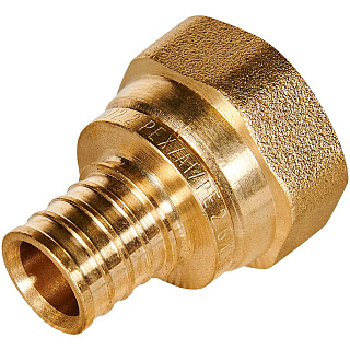 Переходник ROMMER с накидной гайкой 16 x 1/2" для труб из сшитого полиэтилена аксиальный Артикул RFA-0019-001612