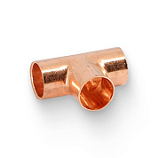 Тройник JINTIAN под пайку 12 мм медный