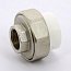 Муфта разборная 25 х 1/2" (ВР) PRO AQUA полипропиленовая PP-R