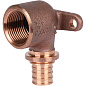 Водорозетка надвижная 20-Rp 3/4" REHAU RX корот. (бронза)
