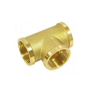 Тройник Резьбовой DN32 ВВВ 1 1/4" латунь LD Pride Артикул LD.65.514.32