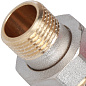 Кран шаровый ROMMER 1/2" ВН  с угловой американкой бабочкой