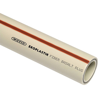 Труба ППР FIBER BASALT PLUS S3,2 40x5,5 (4,0м) Ekoplastik Чехия 