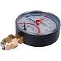 Радиальный термоманометр WATTS d=80 мм, до 120'С, до 6 бар F+R828