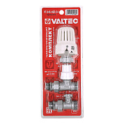 Комплект терморегулирующего оборудования ВН 1/2" x 3/4"ЕК для радиатора прямой VALTEC