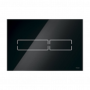 Стеклянная панель смыва TECElux Mini с сенс. приводом черная, для инсталляции, 220 x 150 x 8 мм 9240961