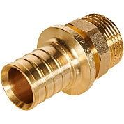 Переходник 32 x 1" (НР) аксиальный для труб PEX ROMMER (RFA-0001-003210)