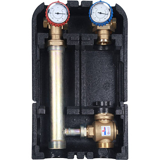 Насосная группа 1" для твердотопливных котлов STOUT без насоса (SDG-0015-002501) Артикул SDG-0015-002501