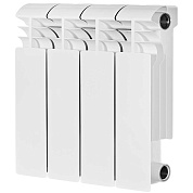 Радиатор биметал. 4 секции STOUT VEGA 200 боковое подключение (белый RAL 9016)