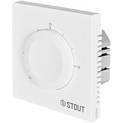 Термостат универсальный 1 Вт, 3 А, ON/OFF, STOUT, белый (STE-2001-130210)