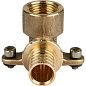 Водорозетка надвижная 20-Rp 1/2" REHAU RX корот. (бронза)