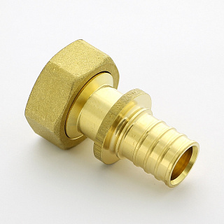 Муфта аксиальная-В UNI-FITT 25 x 1" с накидной гайкой, плоской прокладкой Артикул 754G8400