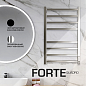 Полотенцесушитель электрич. 80 х 50 STOUT FORTE quadro, Черный матовый (SHQ-F2QQ-008050)