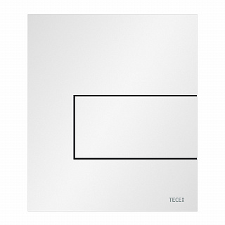 Металлическая панель смыва TECEsquare белая матовая, для инсталляции писсуара, 144 x 124 x 2 мм Артикул 9242814