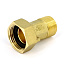 Американка 1/2" x 3/4" ВН для водосчетчиков с плоской прокладкой латунь UNI-FITT