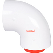 Первичный отвод 90° коаксиальный, D=60/100 (совместим с BOSCH) ROMMER (RCA-6010-240190)