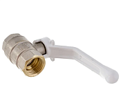 Кран шаровый LD Pride ВВ 1/2" Pride, полный проход, белая ручка