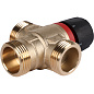 Термостатический смесительный клапан ROMMER 1" (НР) 35-60°С KV 1,6 (боковое смешивание)