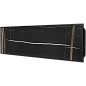 Панель отопительная 120 х 30 BLACK STONE SCT, черный гранит / черный корпус STOUT (SCT-00BB-012030)