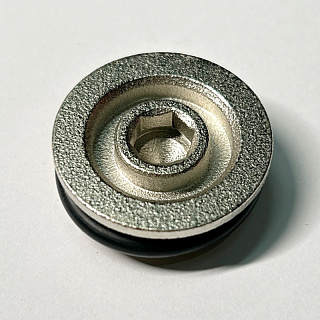 Заглушка Н 3/4" UNI-FITT с прокладкой O-RING, никелированная Артикул 609N3001