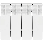 Радиатор биметал. 4 секции STOUT TITAN 200 боковое подключение (белый RAL 9016)