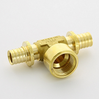 Тройник аксиальный-В UNI-FITT 16 х 1/2" х 16 Артикул 747G6260