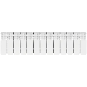 Радиатор биметал. 13 секций STOUT TITAN 200 боковое подключение (белый RAL 9016)